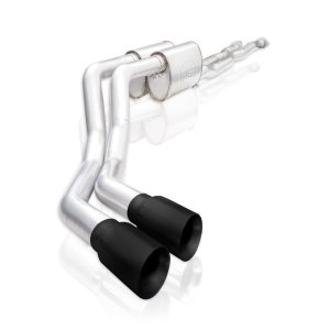 Toyota Tundra Performance Exhaust - Stainless Works - Legend Series Cat-Back - Black - `14-`20